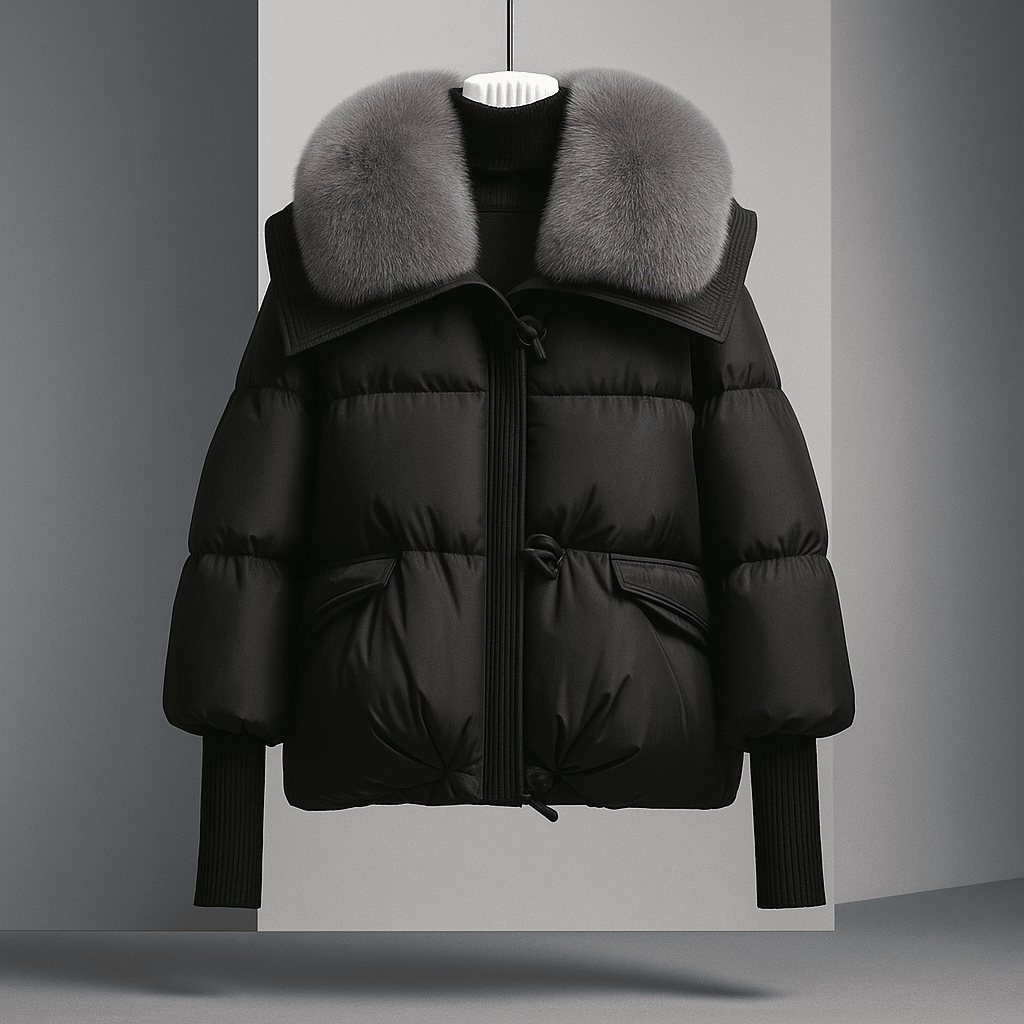Women’s Winter Coat | Short Puffer Jacket - Luxyecs