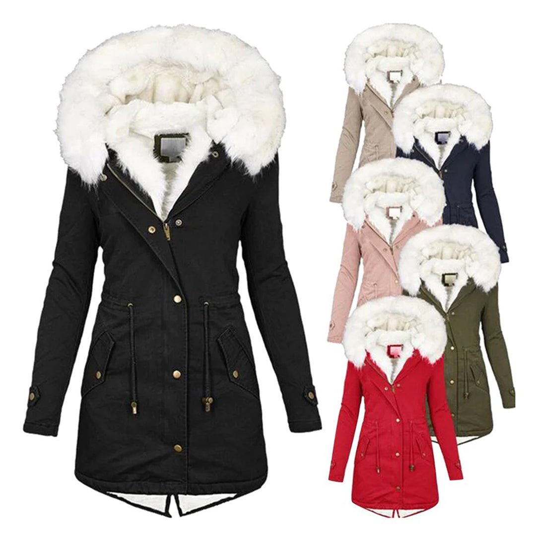 Women’s Winter Parka Coat | Warm Everyday Comfort - Luxyecs