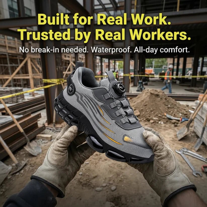 Work Safety Shoes | Protective Toe Work Sneakers - Luxyecs