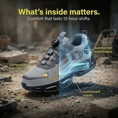 Work Safety Shoes | Protective Toe Work Sneakers - Luxyecs
